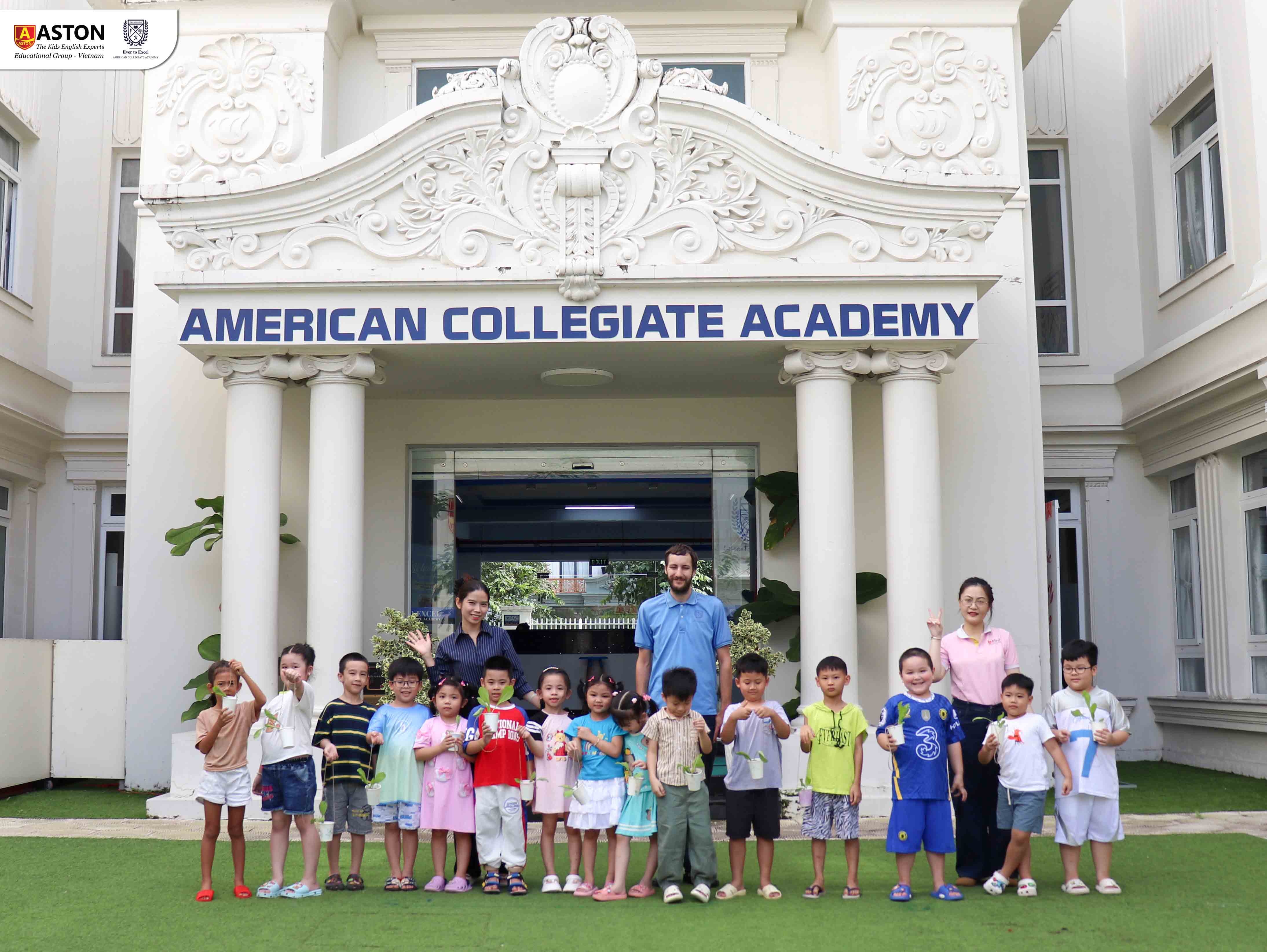 Trải nghiệm xanh, cùng các bạn học sinh thực hành trồng cây | ACA School
